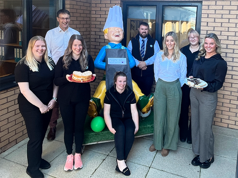 New Ringlink team members at the Macmillan coffee morning